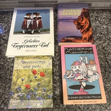 German Language Bavaria Book Lot (4) History, Poetry, Tegernsee Culture Deutsch
