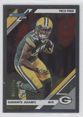 2019 Panini Donruss Press Proof Silver 57/100 Davante Adams #101 0v0