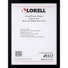 Lorell Wood Poster Frame, 18 x 24, Black