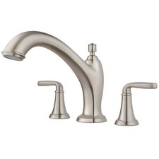 Pfister RT6-5MGK 2-Hndl Roman Tub Faucet Trim, Brushed Nickel - Box Damage