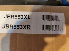 Power Stop Jbr553xl Jbr553xr Rear Brake Rotors Pair Slotted Drilled New