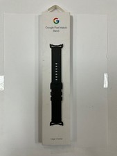 Google oem Pixel Watch Crafted Leather Band 171-203mm -Large Black