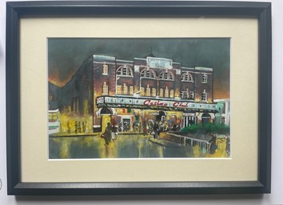 Northern Soul; ''Before the All Nighter : Wigan Casino'' original oil painting.