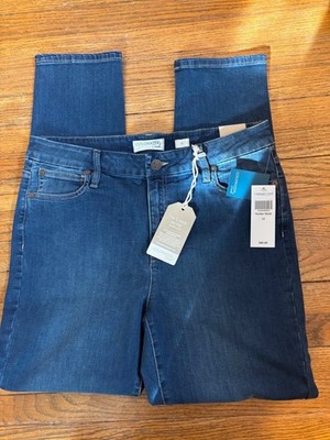 Coldwater Creek NWT The Creek Mid Rise Slim Leg Denim  Casual Jeans Size 12