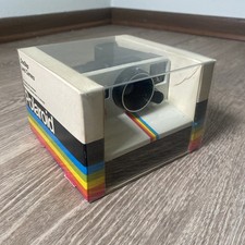 Vintage Polaroid One Step Land Camera Rainbow Stripe With Original Box