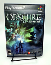 Obscure: The Aftermath (PlayStation 2, PS2) COMPLETE! Rare! Great Shape! CIB