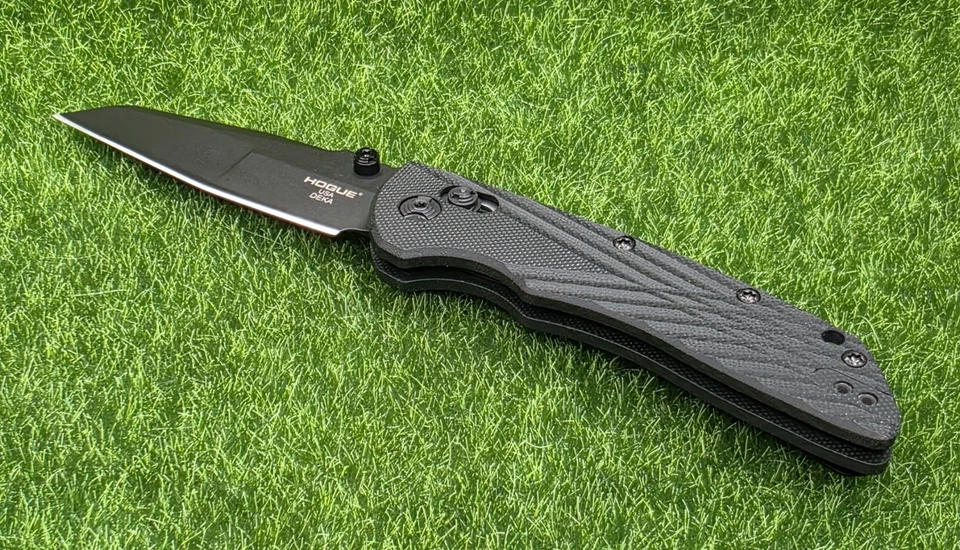Navaja de Bolsillo Hogue Deka 3.25" Plegable EDC Wharncliffe Hoja Negra, G10 - 24266 Foto 4 de 4