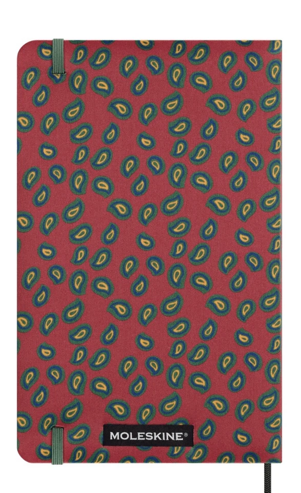 Moleskine Silk Collection Bordeaux Large Ruled Notebook w/Gift Box 8056598859553 - Image 4 of 4