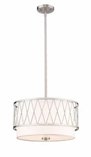Z-Lite - Dalton - 3 Light Pendant In Modern Style-10.5 Inches Tall and 17 Inches