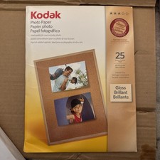 Kodak Glossy 8.5 x11 Instant Dry 22 Sheets Photo Paper Made In GER - 22 Sheets
