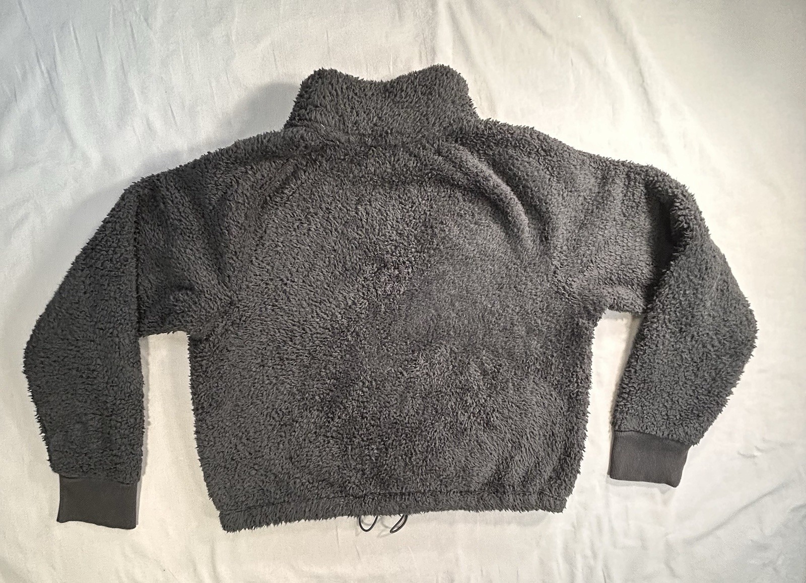 Calvin Klein Performance Sherpa Fleece Black Cropped Women’s  Size Medium image 8