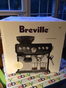 Breville Barista Express Espresso Machine Black Stainless Steel BES870BST1BNA1
