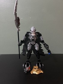 LEGO BIONICLE-8764- VEZON & FENRAKK 100% COMPLETE SET W/ OLMAK MASK