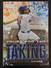 2025 Topps Stadium Club Baseball Yours For The Taking Luisangel Acuna #YK-8