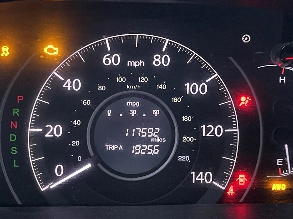 Honda CR-V 2015-16 basculante izquierdo con poste blanco PC: NH603P 2,4 L AWD 117 K LX 61590 Foto 4 de 4