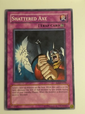 Shattered Axe EOJ-EN059 Common Enemy of Justice Yu-Gi-Oh Unlimited MP