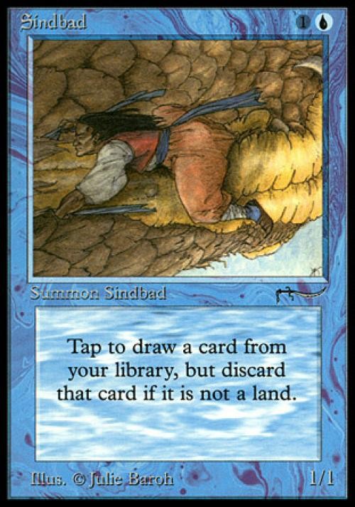 MTG English Sindbad NM Normal Arabian Nights