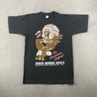 Vintage Bike Week 2001 Daytona Beach T Shirt American Legend Eagle Black S/M