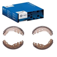 HELLA BREMSBACKEN-SATZ 220mm HINTERACHSE passend für CHRYSLER LE NEW PT 