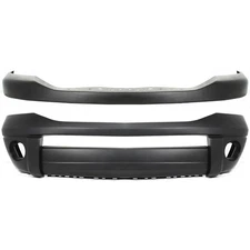 Front Bumper Upper Lower Textured Top Primed Bottom For 2006-2009 Dodge Ram 1500
