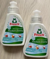 2x Frosch Flecken-Zwerg Aktiv-Sauerstoff -Fleckenentferner Obst, Rotwein, Kaffee