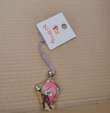 KidZania Exclusive Anime Pink Hair Character Charm Keychain Phone Strap J-Pop