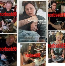 SENTIMENTAL VALUE CAST SIGNED 12x18 PHOTO ELLE FANNING +4 w/EXACT PROOF & COA