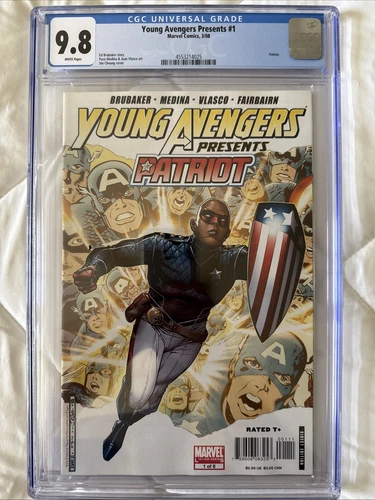Marvel YOUNG AVENGERS PRESENTS #1 CGC-Grade 9.8 [2008] Jim Cheung PATRIOT Cover