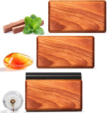 Car Air Freshener Starter Kit, Long Lasting Wood Car Fresheners - Car Odor Elimi