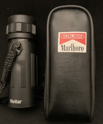 Vintage Marlboro Unlimited Vivitar Pv Series 8x21 Monocular Scope Original Case Ebay