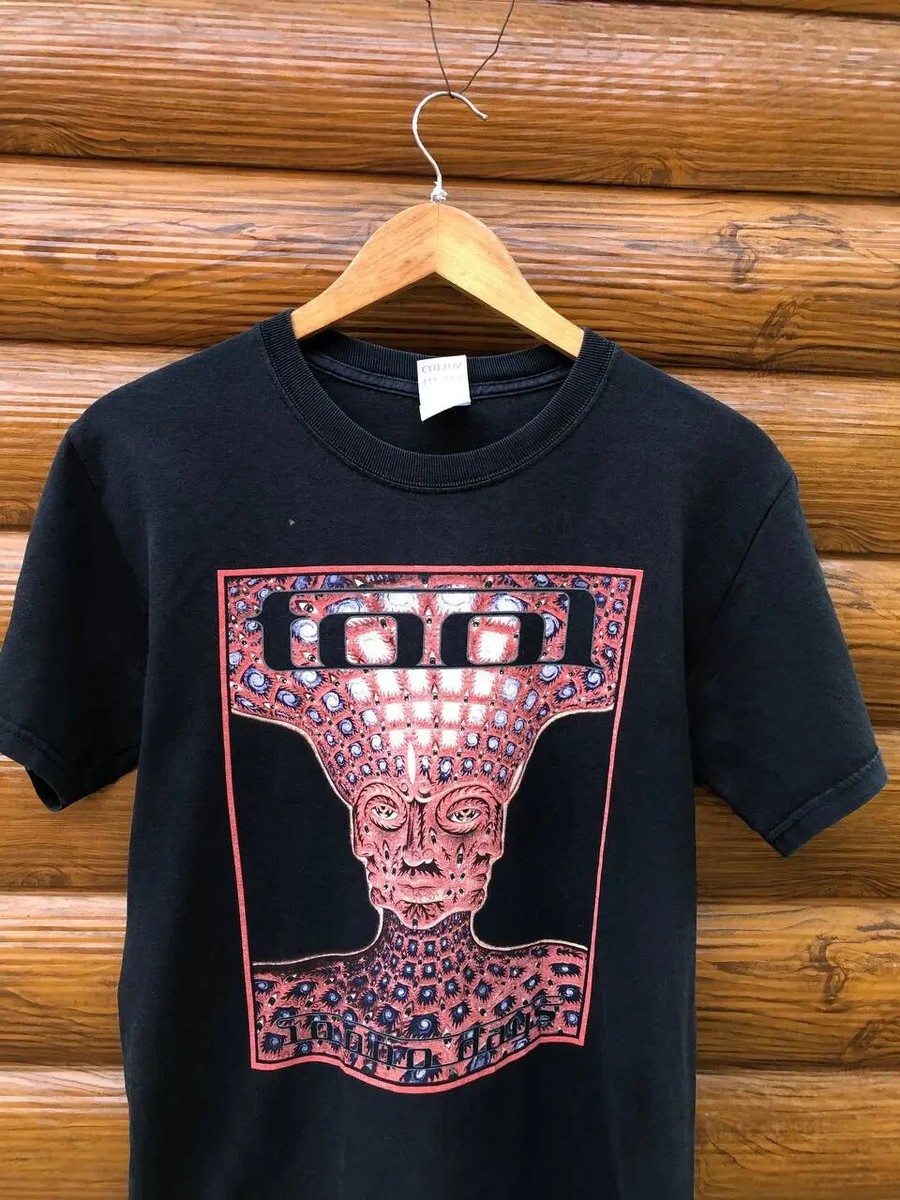 トップス TOOL vintage graphic rock band tee RARE Vintage Tool Undertow T-shirt Rock Band Black Short