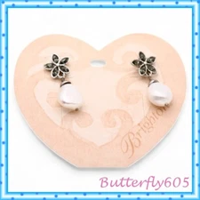 Brighton Paradiso Retired Post Flower Earrings NWT