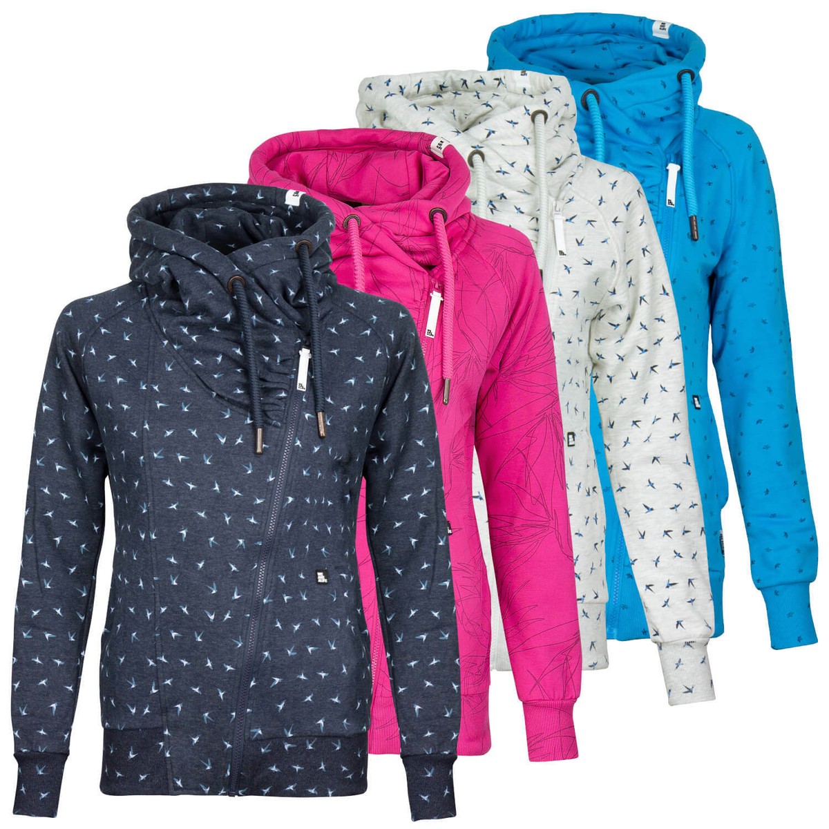 Dicke Sweatjacke Damen ALIFE AND KICKIN Damen Sweatjacke Pullover