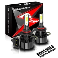 For Hyundai Sonata 2015-2019 6000K LED Headlight High / Low Beam Bulbs 9005/HB3