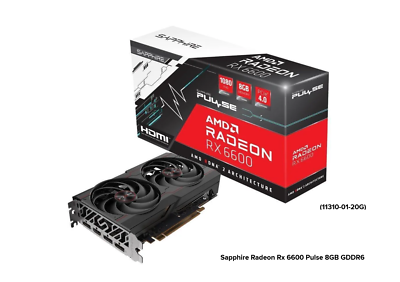 SAPPHIRE PULSE AMD Radeon RX 6600 8GB GDDR6 Graphics Card for sale