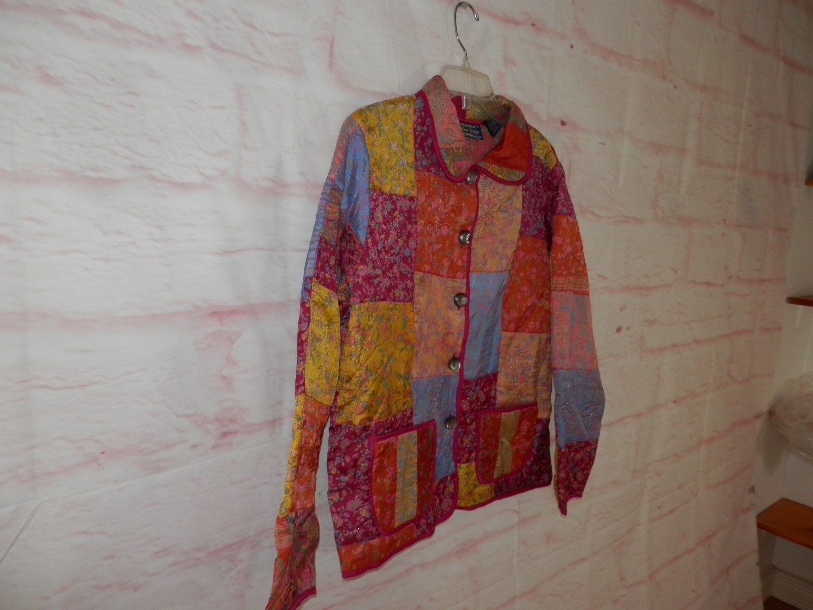 Willow Ridge Medium 100% Silk Patchwork Quilt But… - image 15