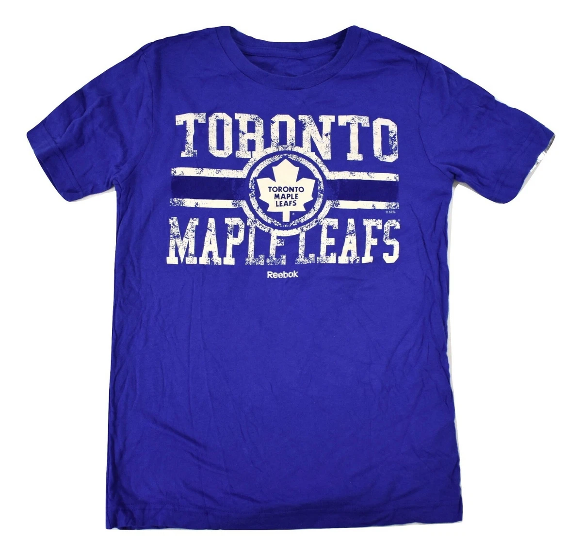 Reebok NHL Youth Toronto Maple Leafs Phil Kessel Distressed Print Shirt New M