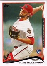 2014 Topps Update #US287 Mike Bolsinger RC Arizona Diamondbacks
