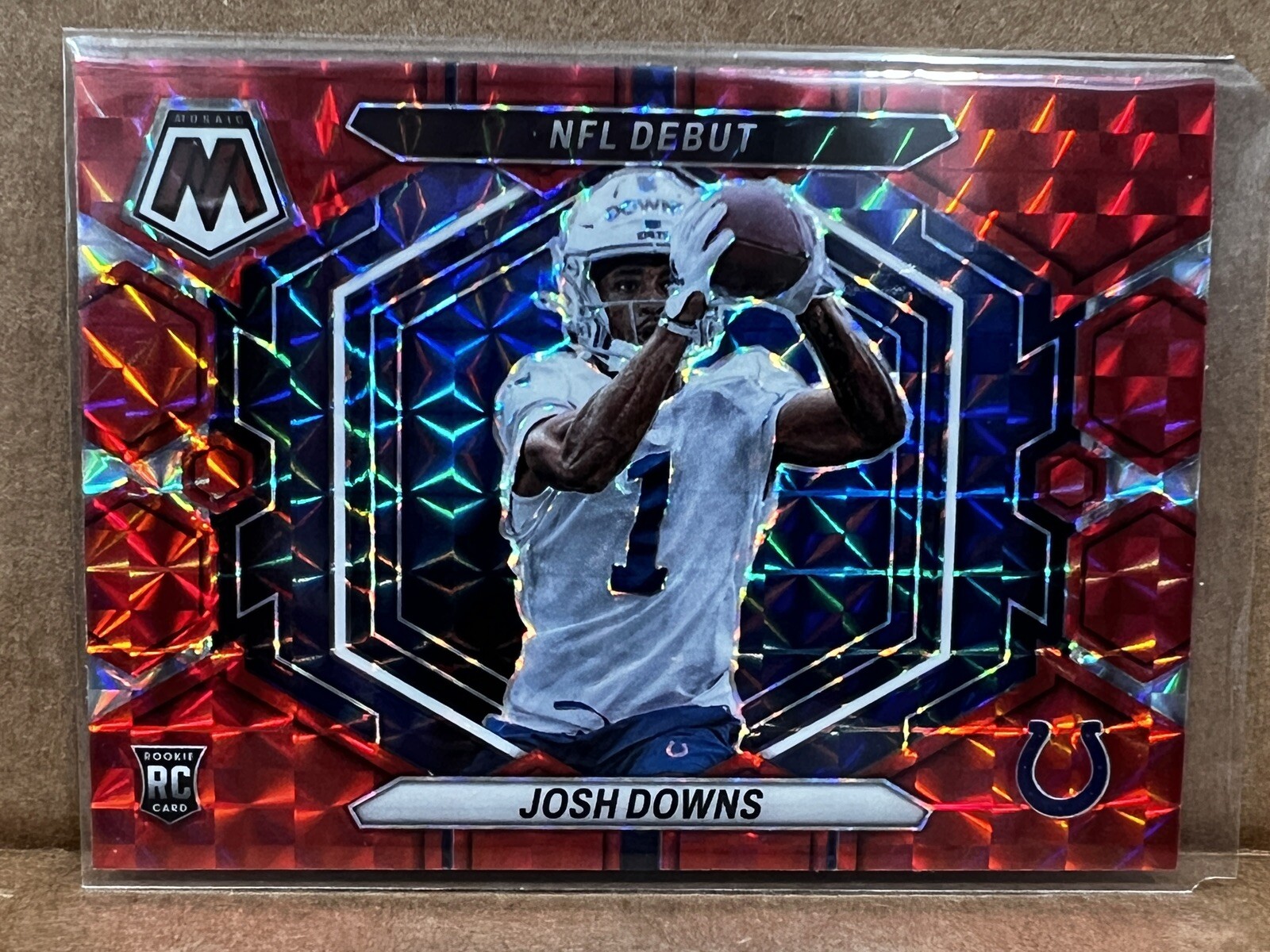 2023 Panini Mosaic RED Debut Josh Downs Rookie Colts #ND-15