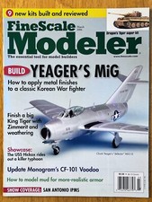 Tamiya King Tiger Tank Model, Revell-Monogram CF-101 Voodoo, Chuck Yeager Mig-15
