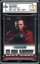 2023 Leaf Reimagined Boxing Match SSP /360 Elon Musk ~ GRADED CG 10 PRISTINE