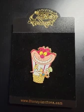 Disney Pim Auction Limited Edition Cheshire cat Hot Ballon LE one of 1000