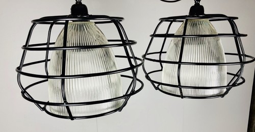 Set Of Bespoke Design Vintage Industrial Pendant Light Fixture - Picture 2 of 11