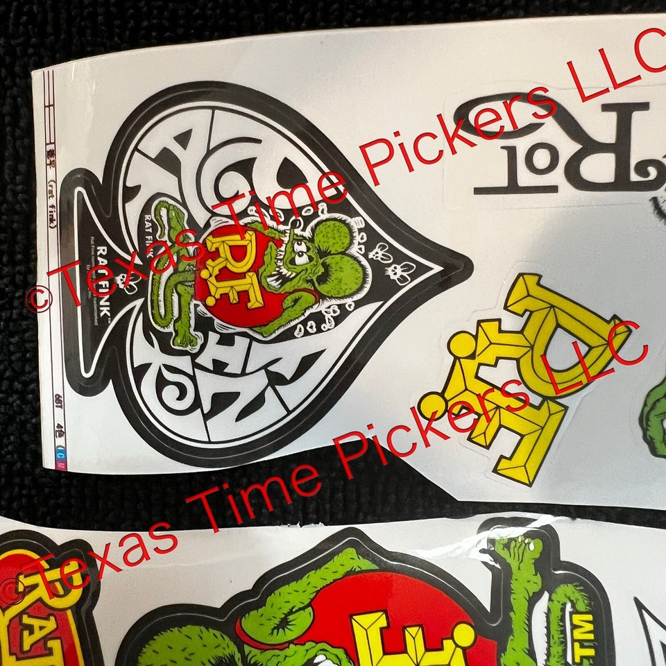 50 Rat Fink Mouse Ed Big Daddy Roth Hot Rod Art Vinyl Decal