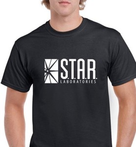 T-shirt Star Labs The Flash - Superman Comic - Coton - Taille S à 5XL