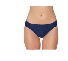 Bleu Rod Beattie Chic Peek Side Tab Hipster Bottom Navy Size 6 9220