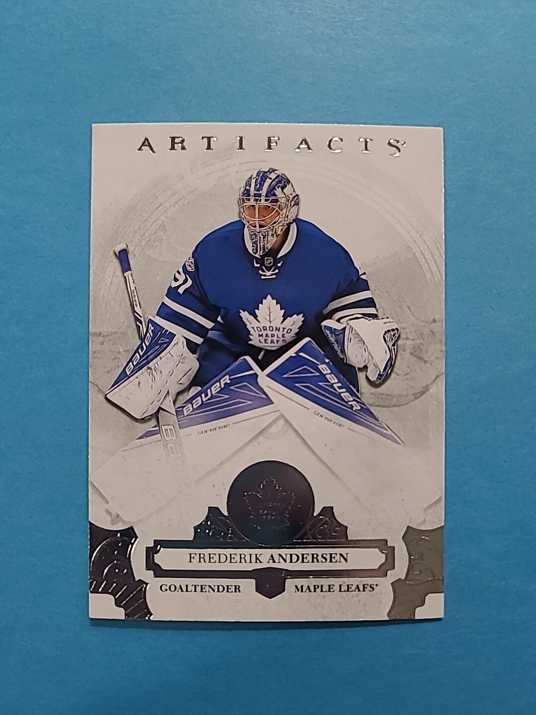 FREDERIK ANDERSEN 2017-18 UPPER DECK ARTIFACTS HOCKEY CARD # 50 H6005