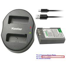 Kastar Battery Dual USB Charger for EN-EL9a MH-23 Nikon D40X SLR Digital Camera