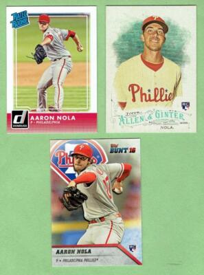 AARON NOLA Phillies ~ Lot of 2016 Rookie Cards ~ FREE SHIPPING