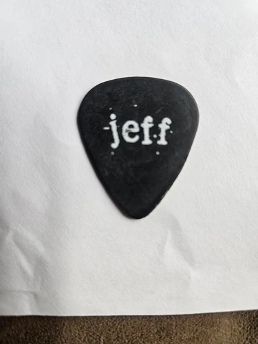 Pearl Jam pick Jeff Ament Pick BlackCharcoal jeff pick - Picture 1 of 2